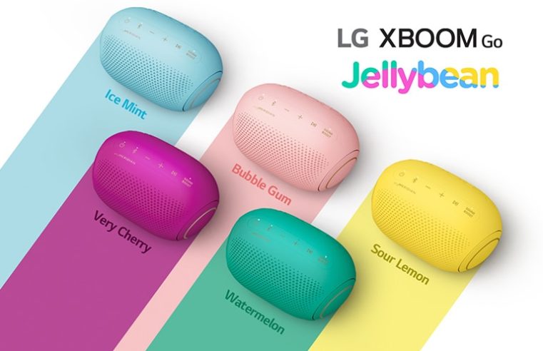 LG anuncia a chegada da LG XBOOM Go Jellybean, nova linha de caixas de som portáteis em cores exclusivas