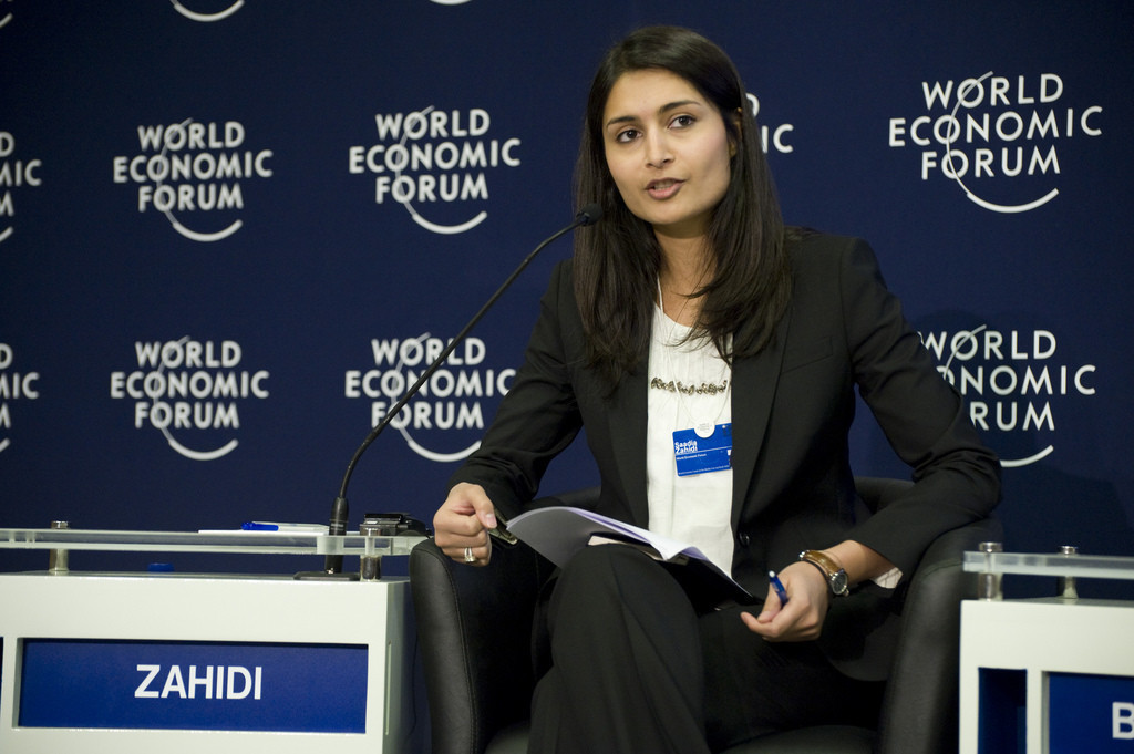 Saadia Zahidi, diretora-geral do Fórum Econômico Mundial.