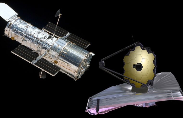Confira as diferenças entre as estrelas fotografadas pelo Hubble e James Webb