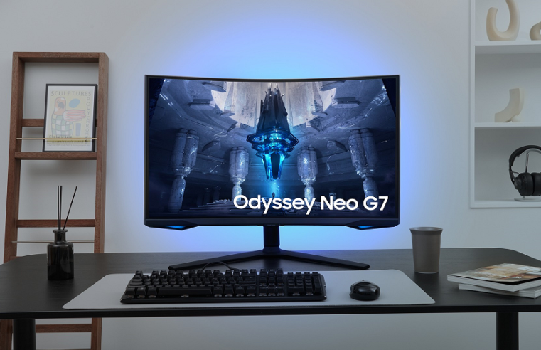 Samsung anuncia a disponibilidade do monitor gamer Odyssey Neo G7 de 43 polegadas