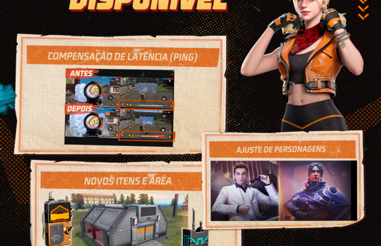 Primeira atualização de 2023 chega ao Free Fire com um novo personagem e modos de batalha inéditos