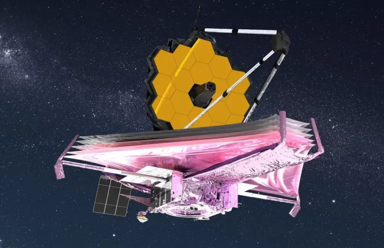 Telescópio Espacial James Webb Revela “Videira Cósmica” de 20 Galáxias no Universo Primitivo