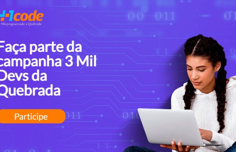 Escola de tecnologia com impacto social abre inscrições para 3 mil jovens da periferia se especializarem em programação, de forma online e gratuita