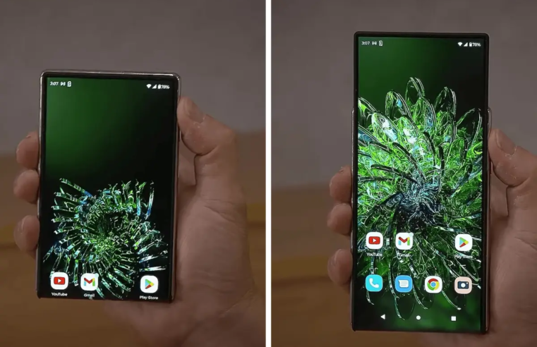 Motorola apresenta protótipo de celular com tela expansível que se ajusta ao tamanho desejado