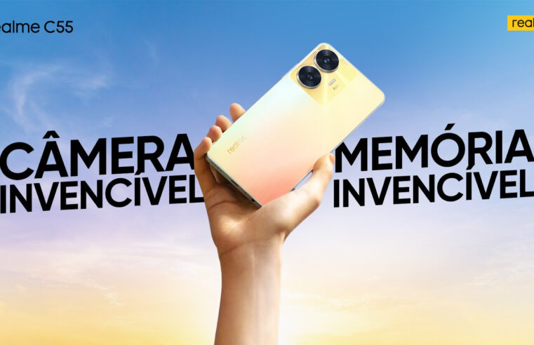 Realme C55 estreia a ‘nova era’ da Série C da marca no Brasil, com promessa de invencibilidade no segmento