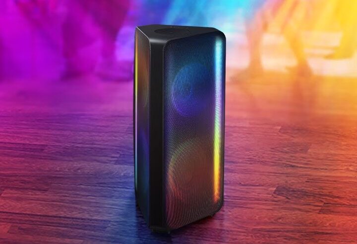 Crie a festa perfeita com a nova Sound Tower da Samsung