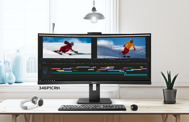 Philips lança monitor ‘ultrawide’ com foco em produtividade para o mercado corporativo