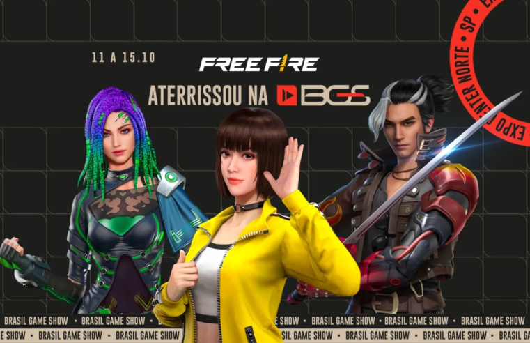 Free Fire chega à Brasil Game Show 2023 com Showmatches e Ativações Especiais