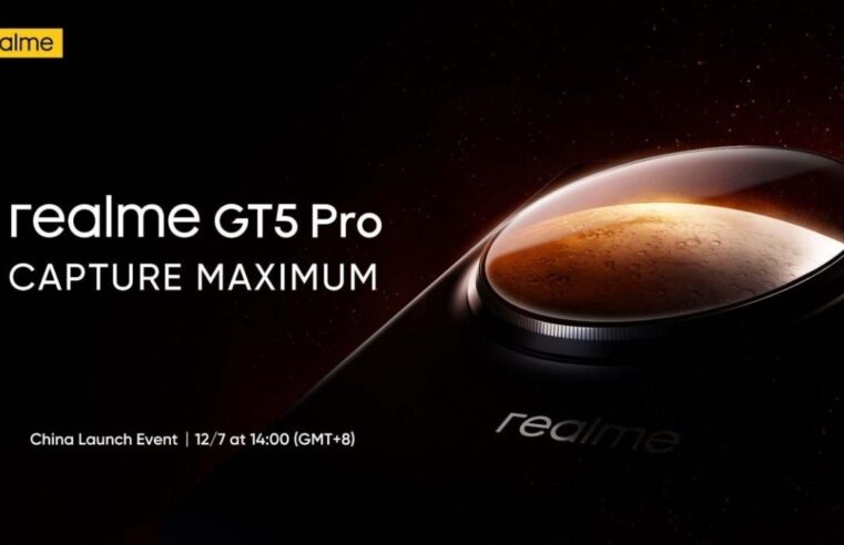 Realme GT5 Pro chegará em 7 de dezembro