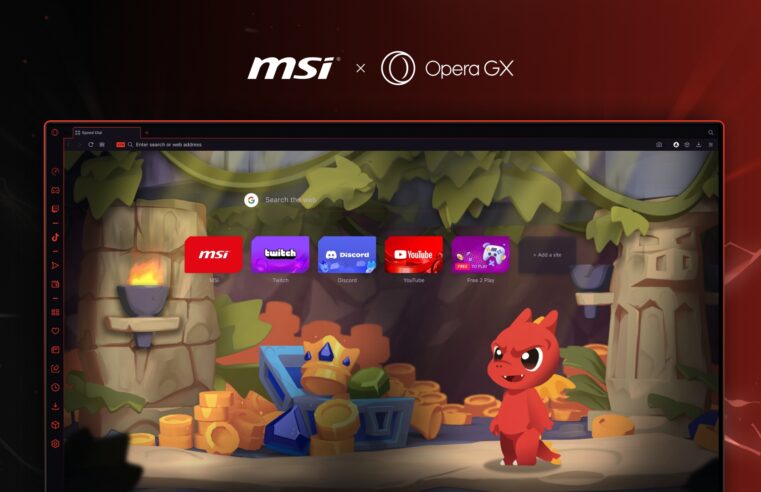 Opera GX e MSI se juntam para trazer aos gamers o Opera GX Edição MSI