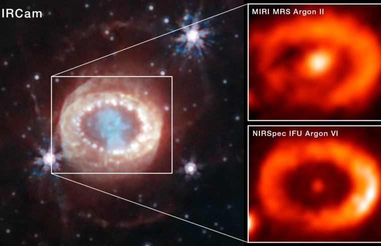 Telescópio Espacial James Webb descobre evidências de estrela de nêutrons em Supernova