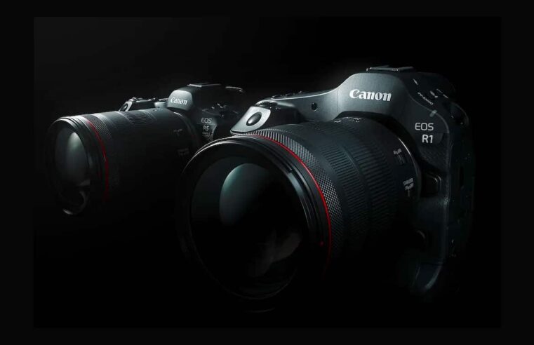 Canon lança as novas câmeras mirrorless full-frame EOS R1 e EOS R5 Mark II