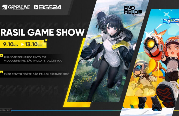 Brasil Game Show anuncia a participação da Gryphline com ativações de Arknights: Endfield e Popucom