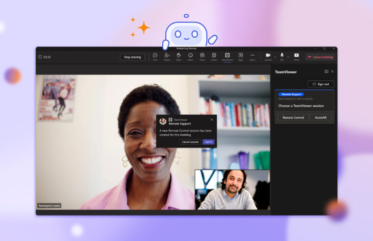 TeamViewer integra sua nova ferramenta baseada em IA com Microsoft Teams