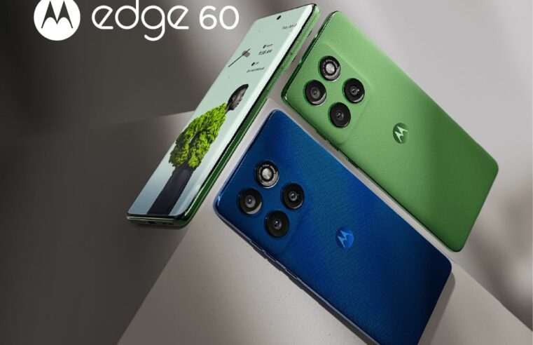 Família motorola edge 60 chega ao Brasil com design inovador, câmeras profissionais e resistência extrema