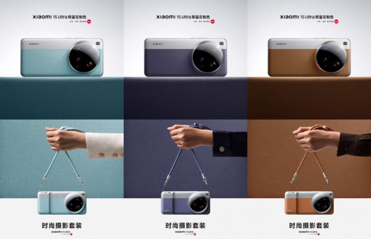 Xiaomi lança novas cores para o 15 Ultra e apresenta kit de fotografia renovado