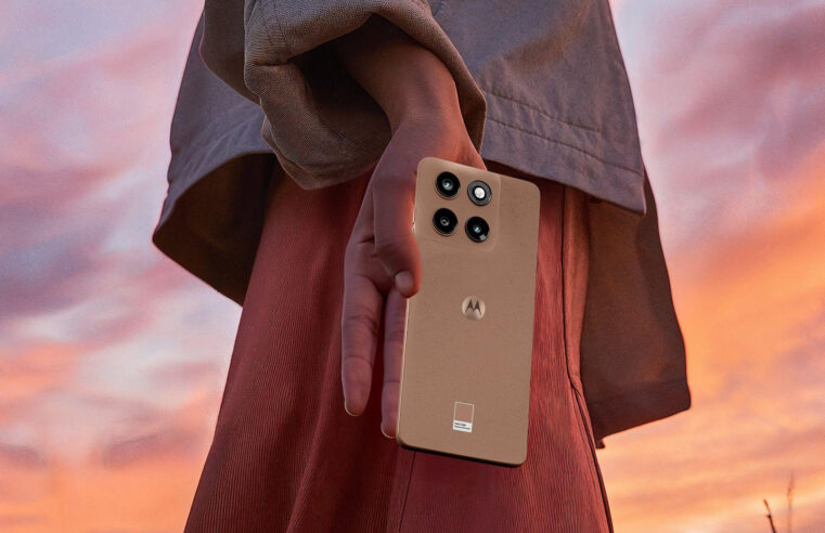 Motorola anuncia edge 60 fusion na cor Mocha Mousse, cor do Ano 2025 da Pantone