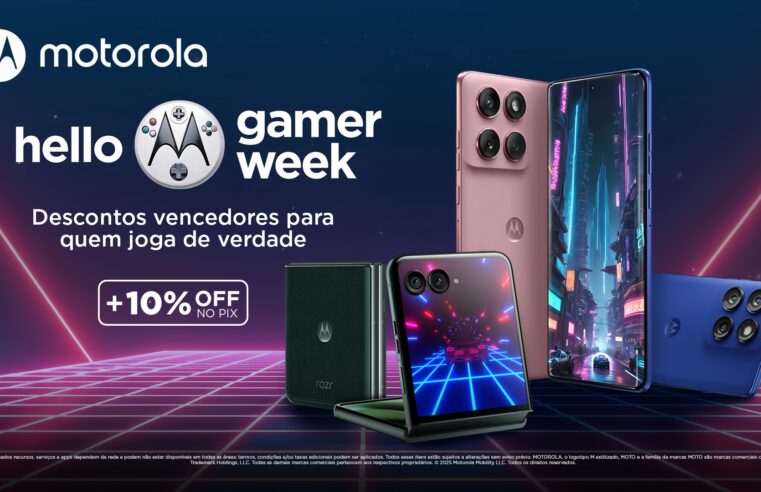 Gamer Week Motorola oferece descontos exclusivos em smartphones selecionados