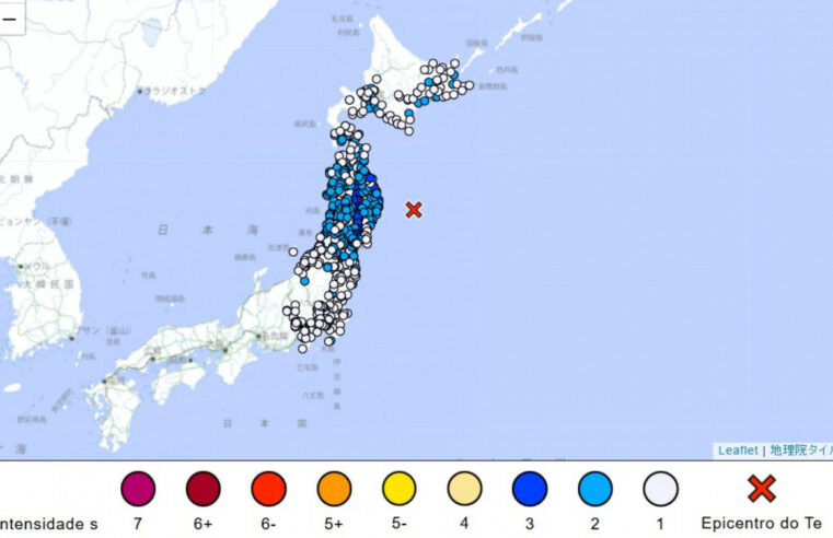Terremoto de magnitude 6,9 atinge o norte do Japão e alerta de tsunami é emitido
