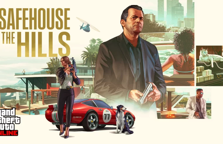 Luxo e vigilância em Los Santos: GTA online lança “A Safehouse in the Hills” com mansões, IA e criador de missões