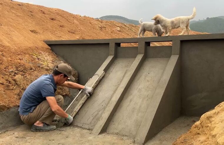 ADEUS CONTA DE LUZ! Homem constrói mini usina do zero e gera 220V usando apenas água e concreto: Veja vídeo!