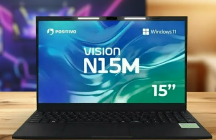 O notebook que “pensa” por você? Positivo lança Vision N15M com Inteligência Artificial e tela extra para revolucionar o seu home office