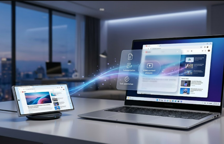 Samsung lança navegador para Windows com foco em integração multidispositivo e IA agêntica