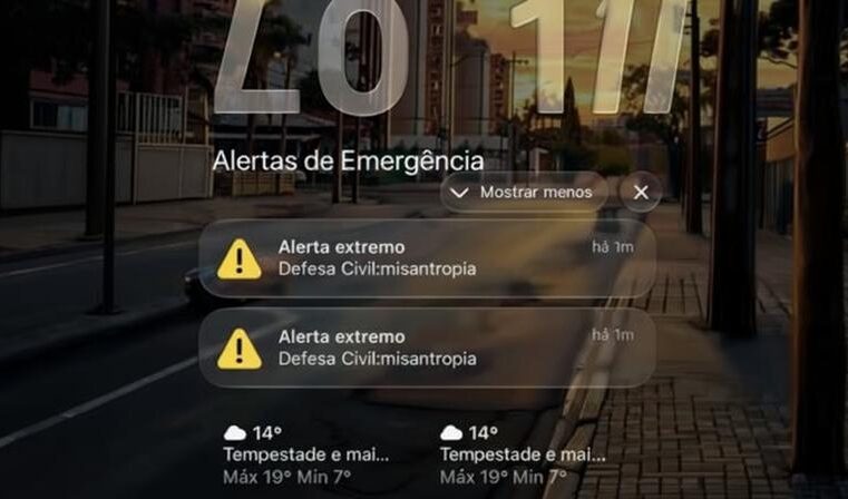 Alerta misterioso assusta moradores de São Paulo: celulares disparam mensagem com a palavra “misantropi4”