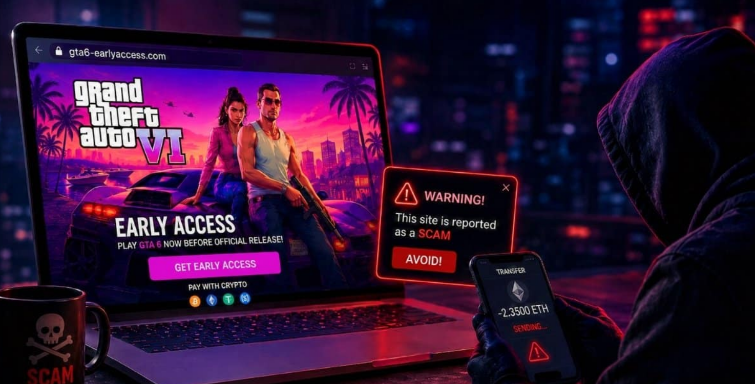 Golpe do GTA 6 faz vítimas perderem criptomoedas antes mesmo da pré-venda; IA torna fraude quase perfeita