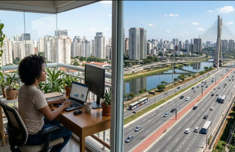 Home office pode reduzir congestionamentos? Queda de 70% no trânsito de São Paulo reacende debate sobre trabalho híbrido
