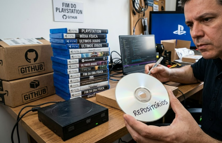 GitHub provoca Sony e promete enviar repositórios em CD após fim da mídia física no PlayStation
