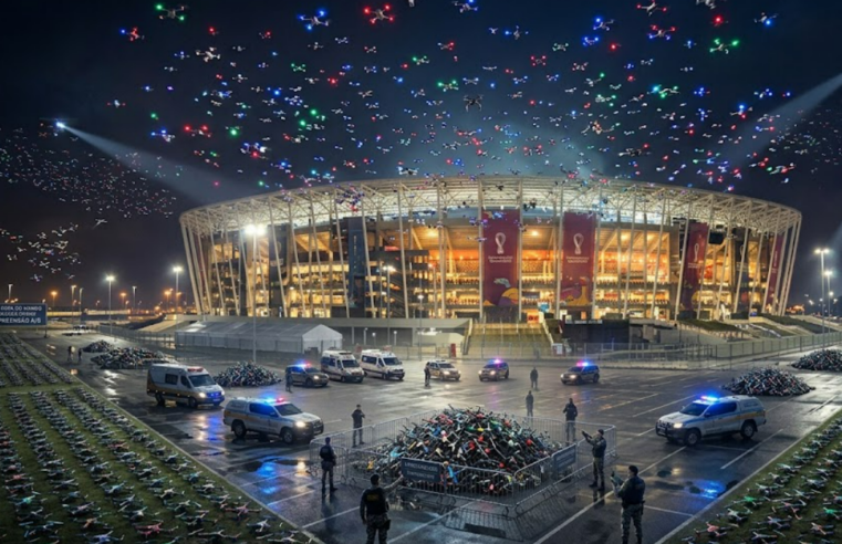 Mais de 1.100 drones invadem a Copa do Mundo e FBI faz operação sem precedentes com centenas de apreensões