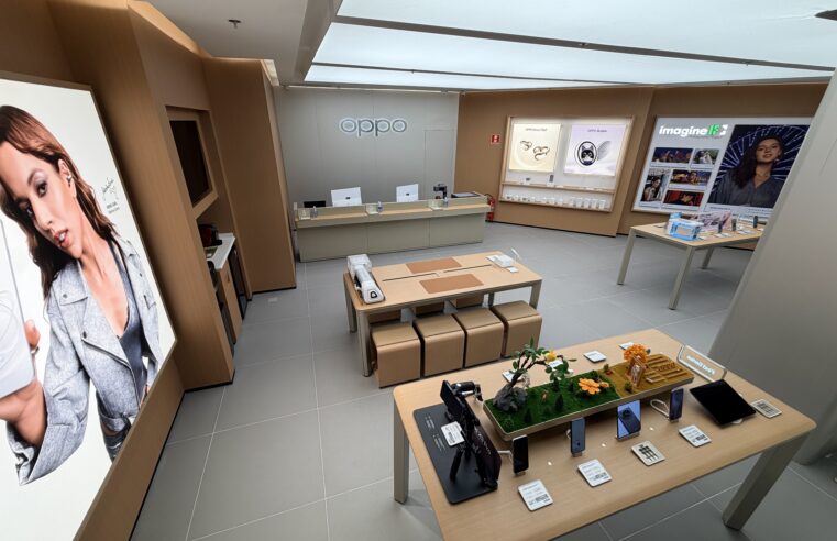 OPPO inaugura primeira loja própria no Brasil e confirma expansão para seis novos mercados